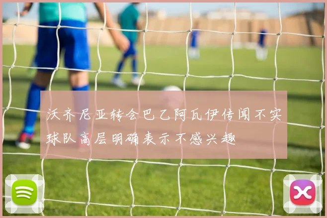 沃齐尼亚转会巴乙阿瓦伊传闻不实球队高层明确表示不感兴趣